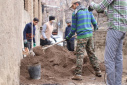 برگزاری اردوی جهادی در روستای «مجد»؛ دبیرستان پسرانه مشهد(۱)