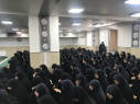 حضور تولیت محترم مدرسه عالی در دبیرستان دخترانه علوم و معارف اسلامی شهید مطهری یزد