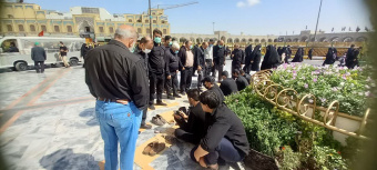 خدمت به زوار امام رضا علیه‌السلام در روز اربعین؛ دبیرستان پسرانه مشهد ۲ (دوره دوم)