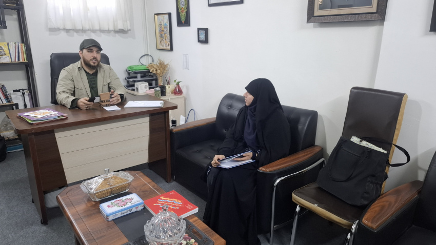 جلسه با جناب آقای سید کاظم روحبخش جهت تجربه گردانی و ارتقاء گروه رسانه ای نورا