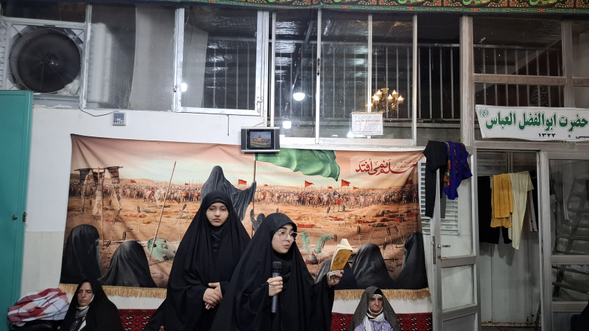 عملیات گروه جهادی شهید ابراهیم رِئیسی در موکب حضرت ابالفضل